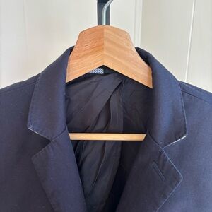 J. Crew Crewcuts Boys 16 Ludlow Blue Cotton Sport Coat Blazer Classic Preppy